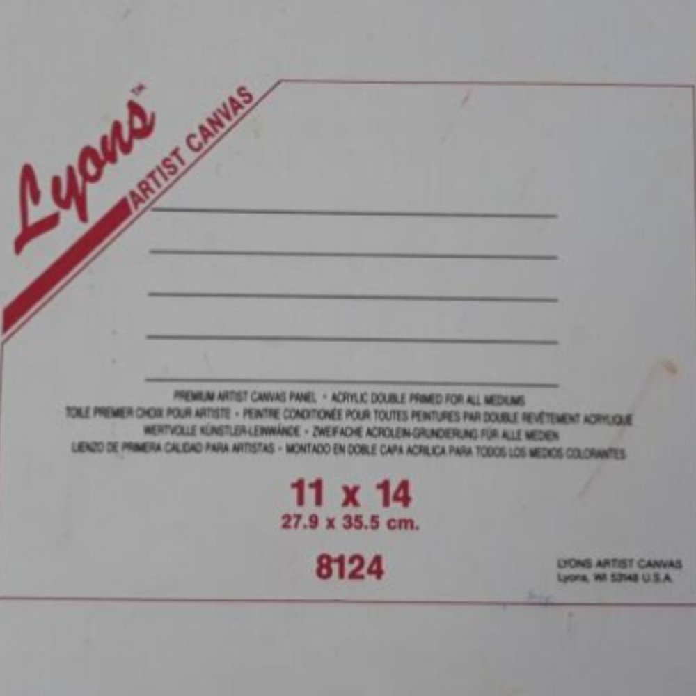 Lyons Premium Artist Canvas Panel Acrylic Double Primed All Mediums 11"x14" 8124 - Picture 6 of 8